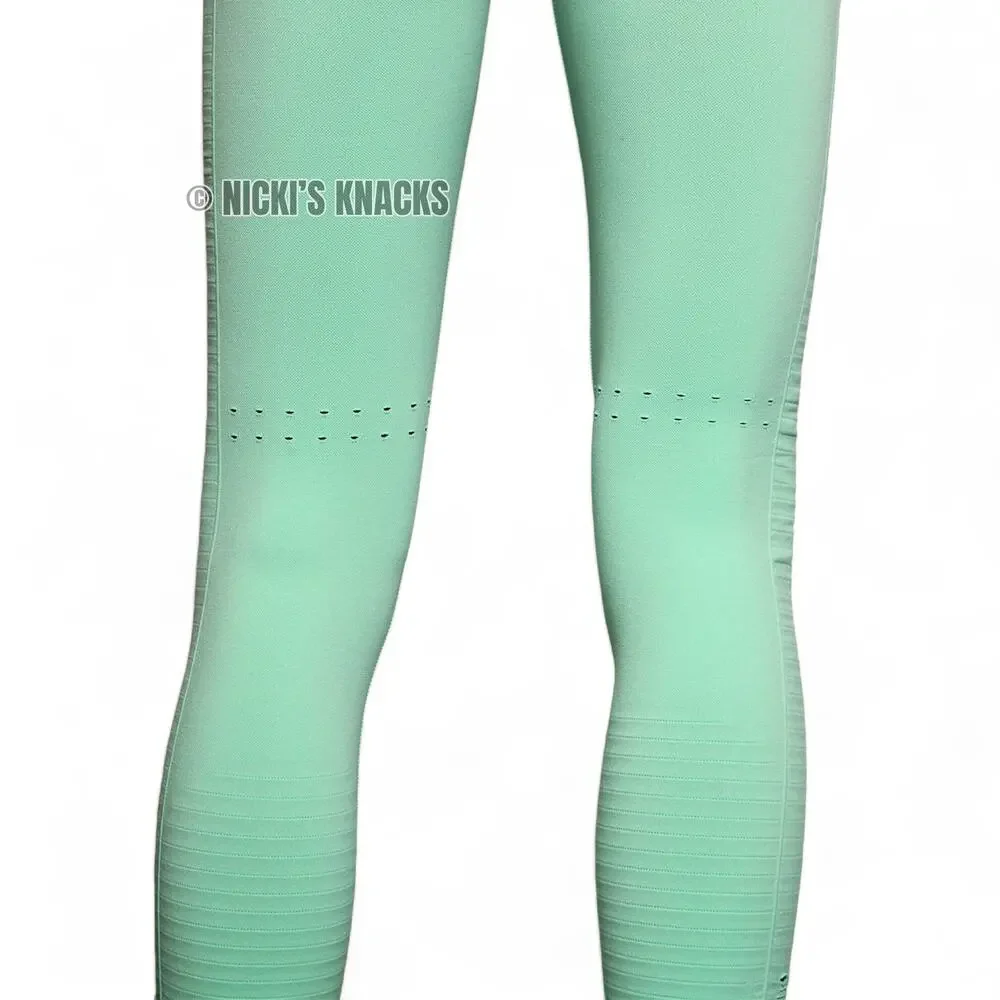 Gymshark Energy Seamless Leggings Eyelet Vented Pistachio Mint Green Size S - Picture 8 of 11